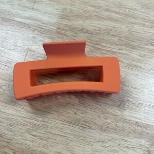 Orange Hair Claw Clip